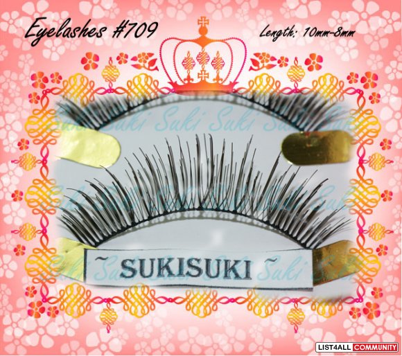 Taiwan Brand Handmade Eyelashes #709, #711, #712, #713