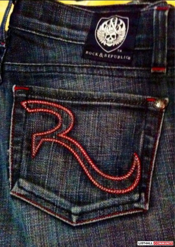 Women's rock and republic jeans