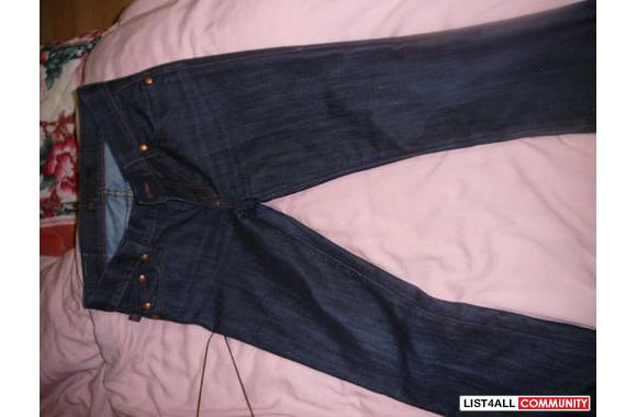 i have a very nice pair of rock and republics, size 25, worn only a ha