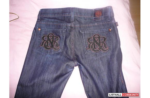i have a very nice pair of rock and republics, size 25, worn only a ha