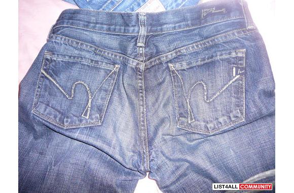i have a pair of citizens of humanity jeans