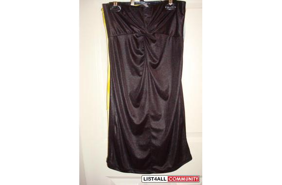 Black tube dress from  BB Blue . Size small. Never