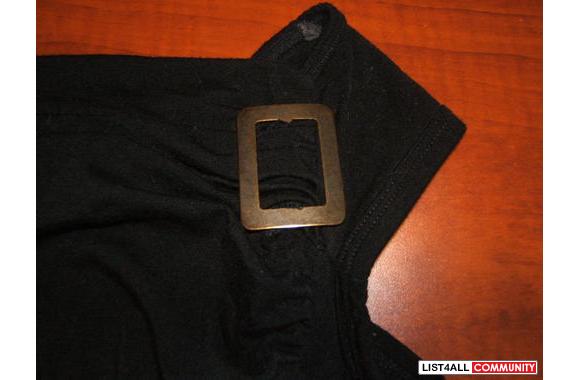 Dynamite  Black Tank w/ Buckle. Fits XS to Medium 