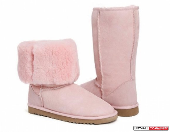 NEW AUTHENTIC UGG AUSTRALIA WOMENS CLASSIC LIGHT PINK TALL BOOTS SZ 6 :: tc--hutbuyz :: List4All