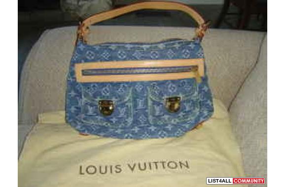 Louis Vuitton Monogram Denim Slouch Bag
