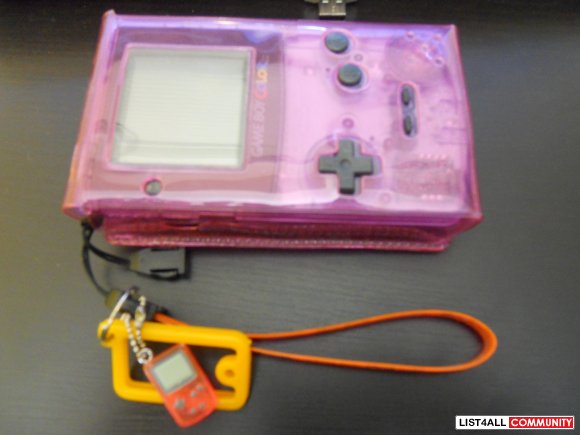 Purple Game Boy Color [made in Japan] + case