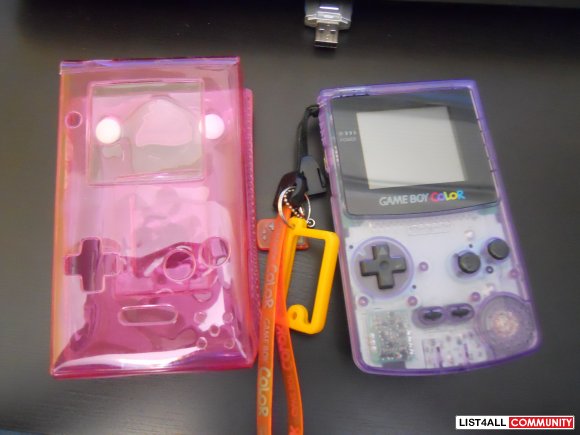 Purple Game Boy Color [made in Japan] + case