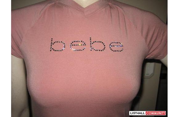 bebe t shirt dress