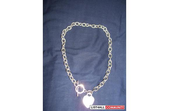 Tiffany &amp; Co inspired necklace, used 5-6X's, in great condition