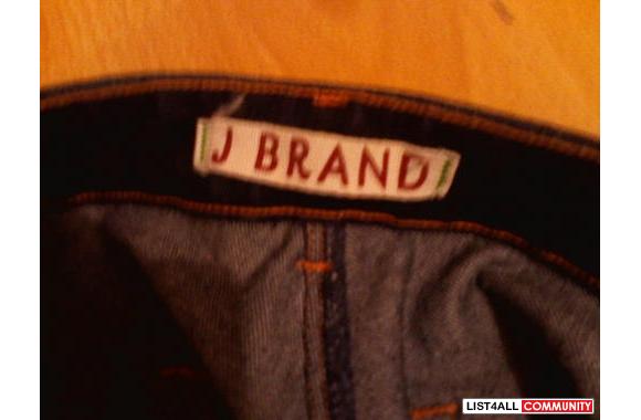 AUTHENTIC BNWOT J BRAND JEANS size 29 (fits 27,26 