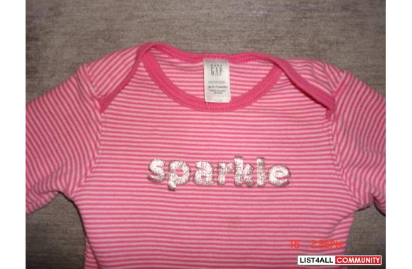 Like NEW&nbsp;BABYGAP Pink "SPARKLE" One