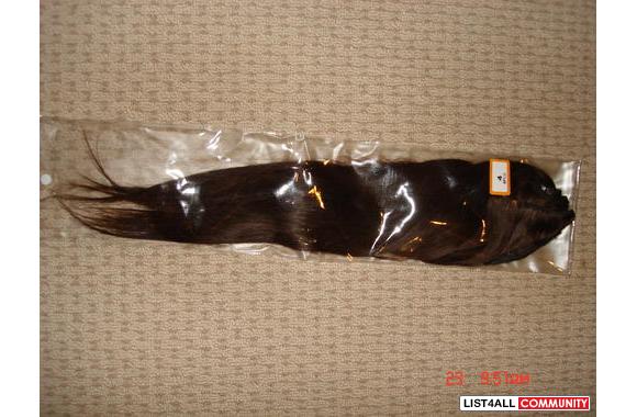 Brand New in packaging 100% Human hair clip in 9 p