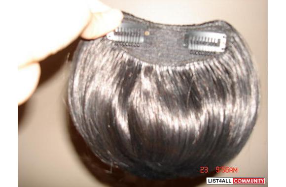 Brand New Clip in Bang extensions, Colour Black, s