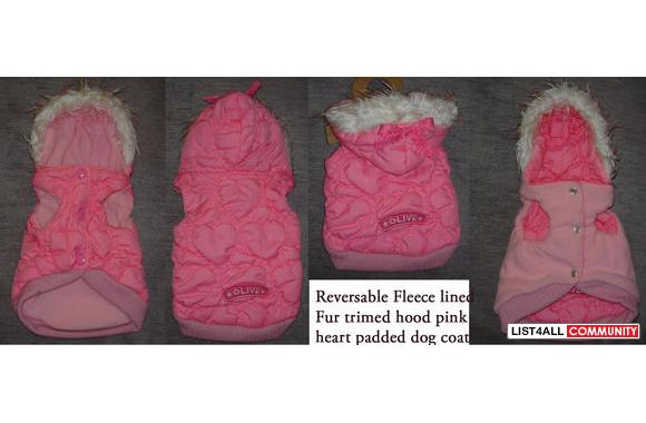 Selling Brand New Pink Heart padded reversable coa