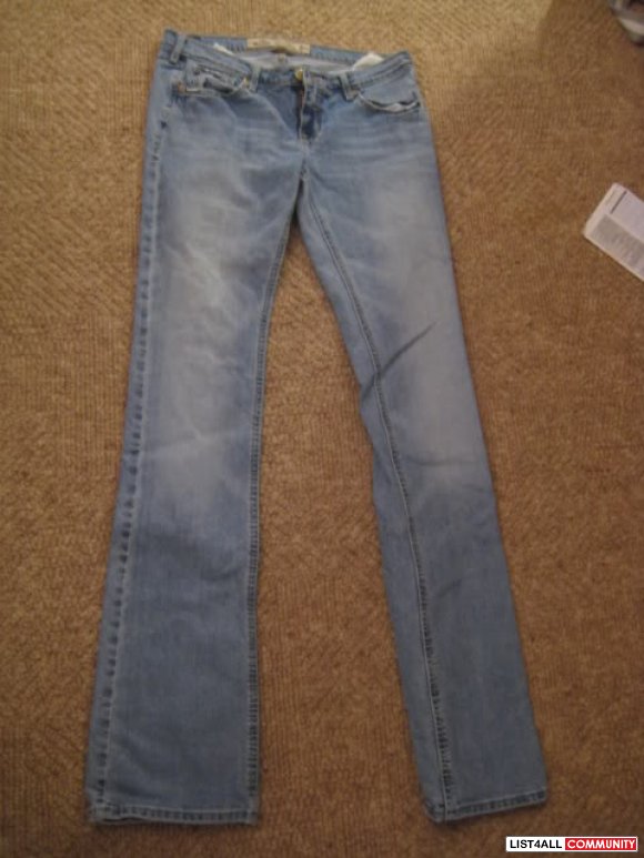 hollister jeans white