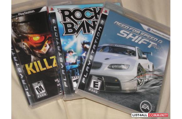 NEED FOR SPEED SHIFT $ 55 or best offerKILLZONE2&n