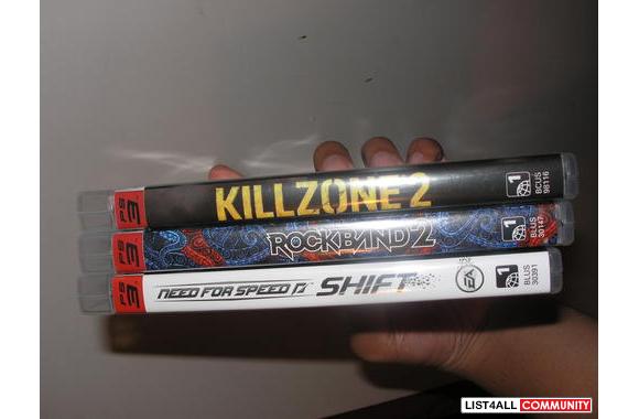 NEED FOR SPEED SHIFT $ 55 or best offerKILLZONE2&n