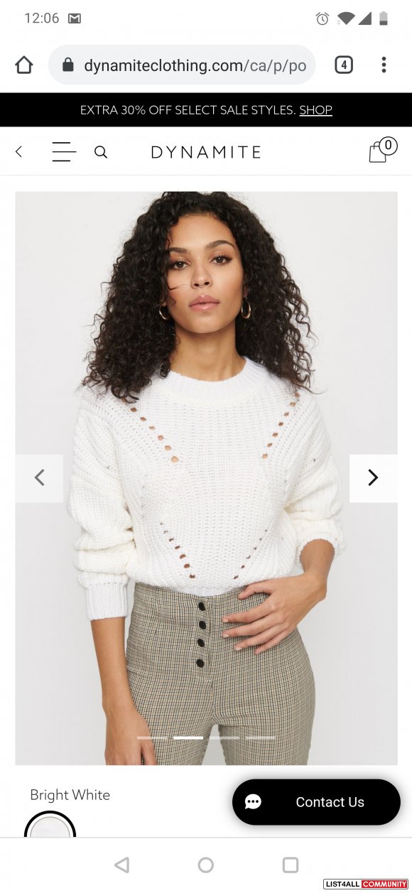 dynamite luca sweater