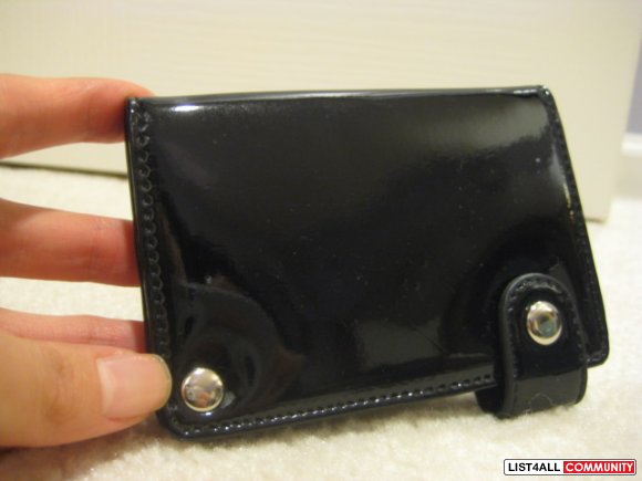 Glossy black buisiness card/credit card holder