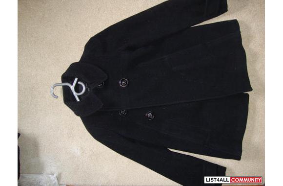 ZARA black coat xs worn very gently like 3 timesselling because I got 