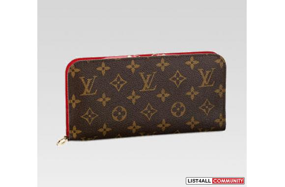 Authentic Louis Vuitton LV Insolite wallet, red in the inside :: wardrobesale :: List4All
