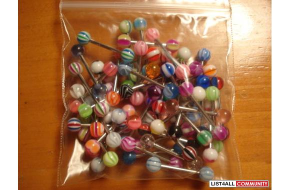 Tongue Rings Brand new,&nbsp;NEVER worn  These ton