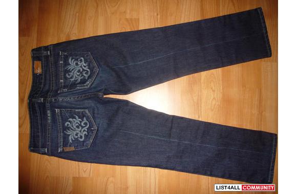 Paige Laurel Canyon Las Palmas Crops in Midnight R