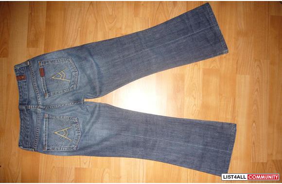Seven for all Mankind Tan A Pocket Crops 23 (wont 