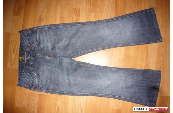 Seven for all Mankind Tan A Pocket Crops 23 (wont 