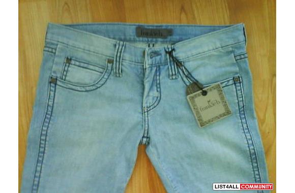 Frankie B. Jeans Tavex Zig Slim Boot in Chia 2 (fi