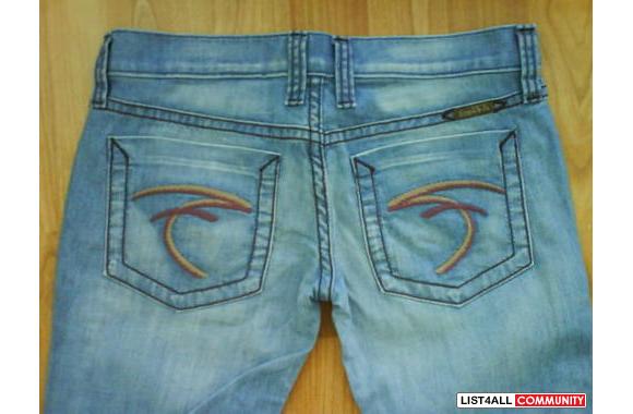 Frankie B. Jeans Multi F Pocket in Luna 0 (fits 24