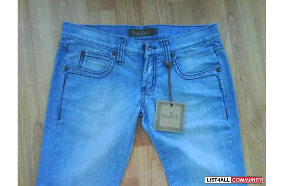 Frankie B. Jeans Multi F Pocket in Luna 0 (fits 24