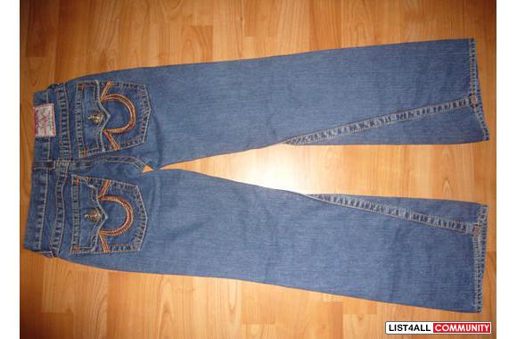 True Religion Kid's Rainbow Joeys in Dark Handsand