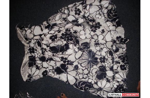 BRAND NEW WITHOUT TAG! FLOWERY SUMMER DRESS!HALTER