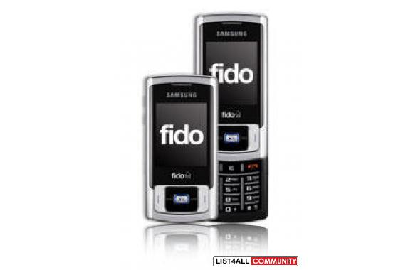 Samsung SGH-F266 Fido cell phoneUsed just to test 