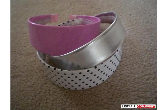 really cute headbandsTHICK, PINK :  worn about 1-2