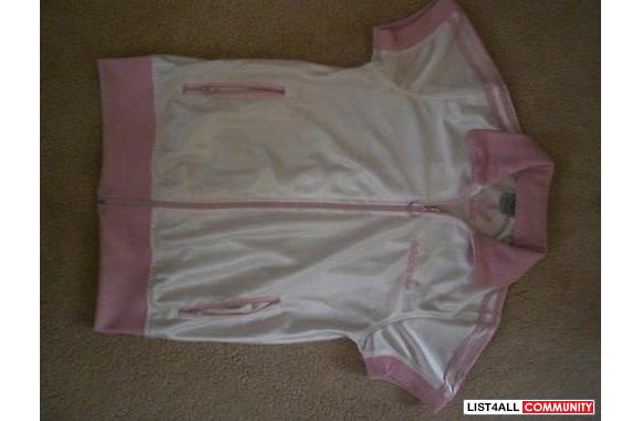really cute pink adidas zip upnot sure if auth or 