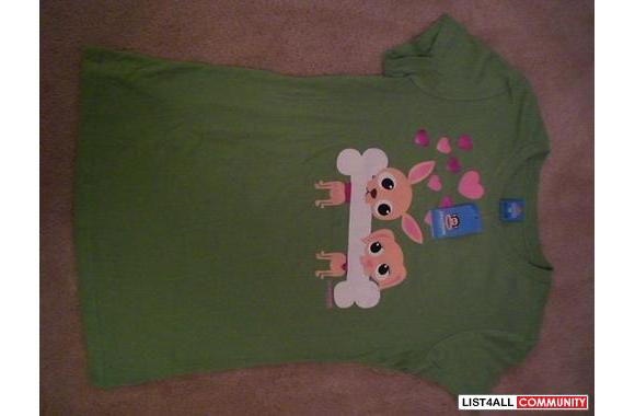 green auth paul frank tee brand new w/ tags