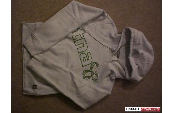 white tna hoodysize:xsa few stains, think you can 