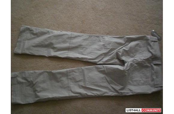 Garage Pants&nbsp;BNWT cement-like colornever worn