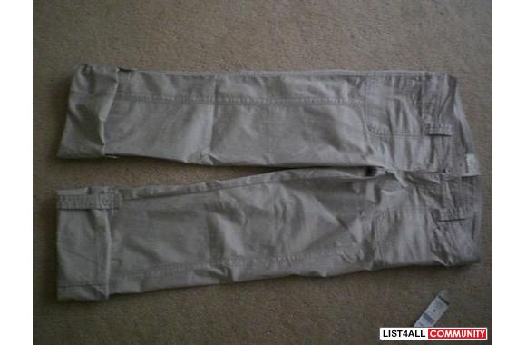 Garage Pants&nbsp;BNWT cement-like colornever worn