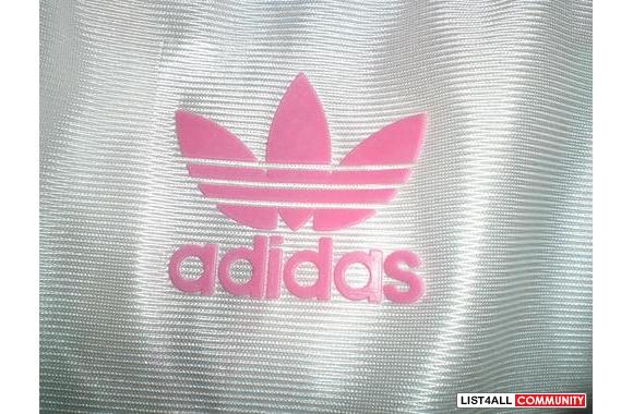 really cute pink adidas zip up