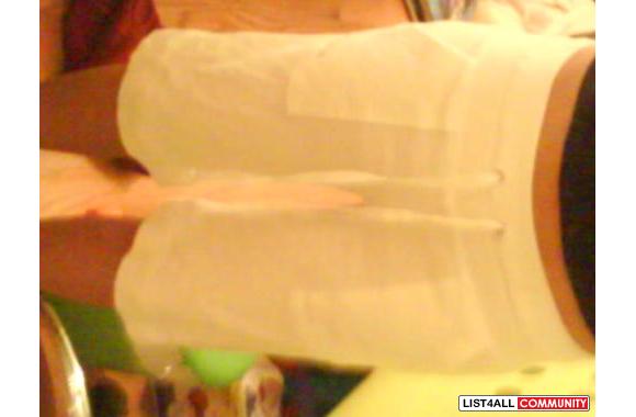 BNWOT Bebe Cropswhitesize xsdrawstring
