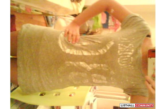 Image 1 :: Item 53 :: List xxbabygirl Urban Behaviour T-shirtsize sgrey with sliver wri
