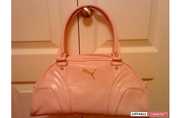 _Puma handbag_ _size: medium_ _colour: baby pink_ 