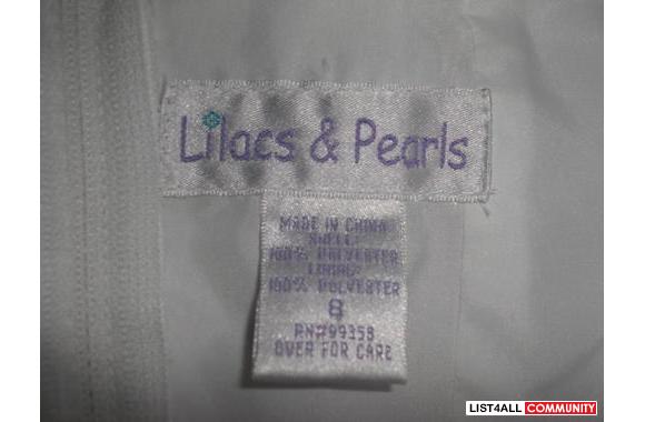 Liacs &amp; Pearls children's wedding dress