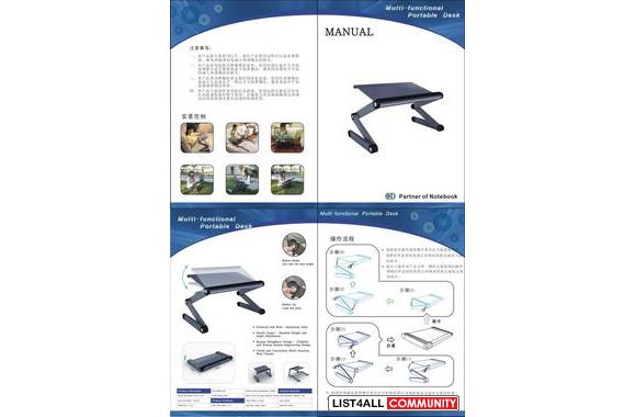 Portable Folding Laptop Desk, aluminum foldable la