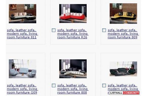 Upholstery modern leather sofa, stylish L sofa, love seat, sofa sets, 