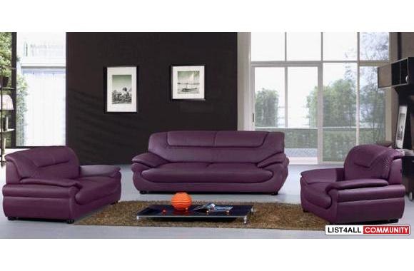 Modern leather sofa, upholstery sofa, stylish seat, sofa set, furnitur