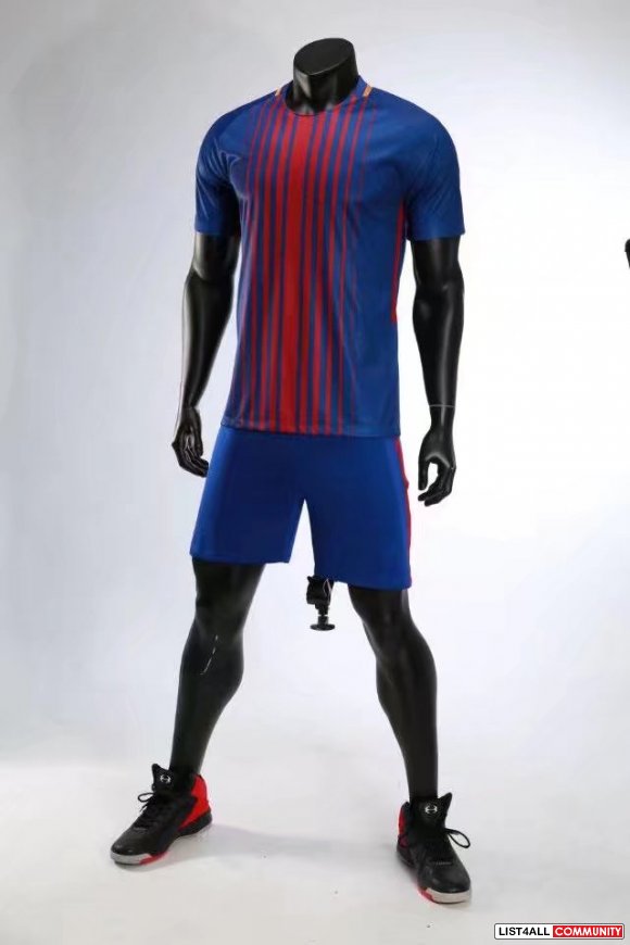 Football Jersey Sets and Shorts Sleeve Training Suit Clothes Set